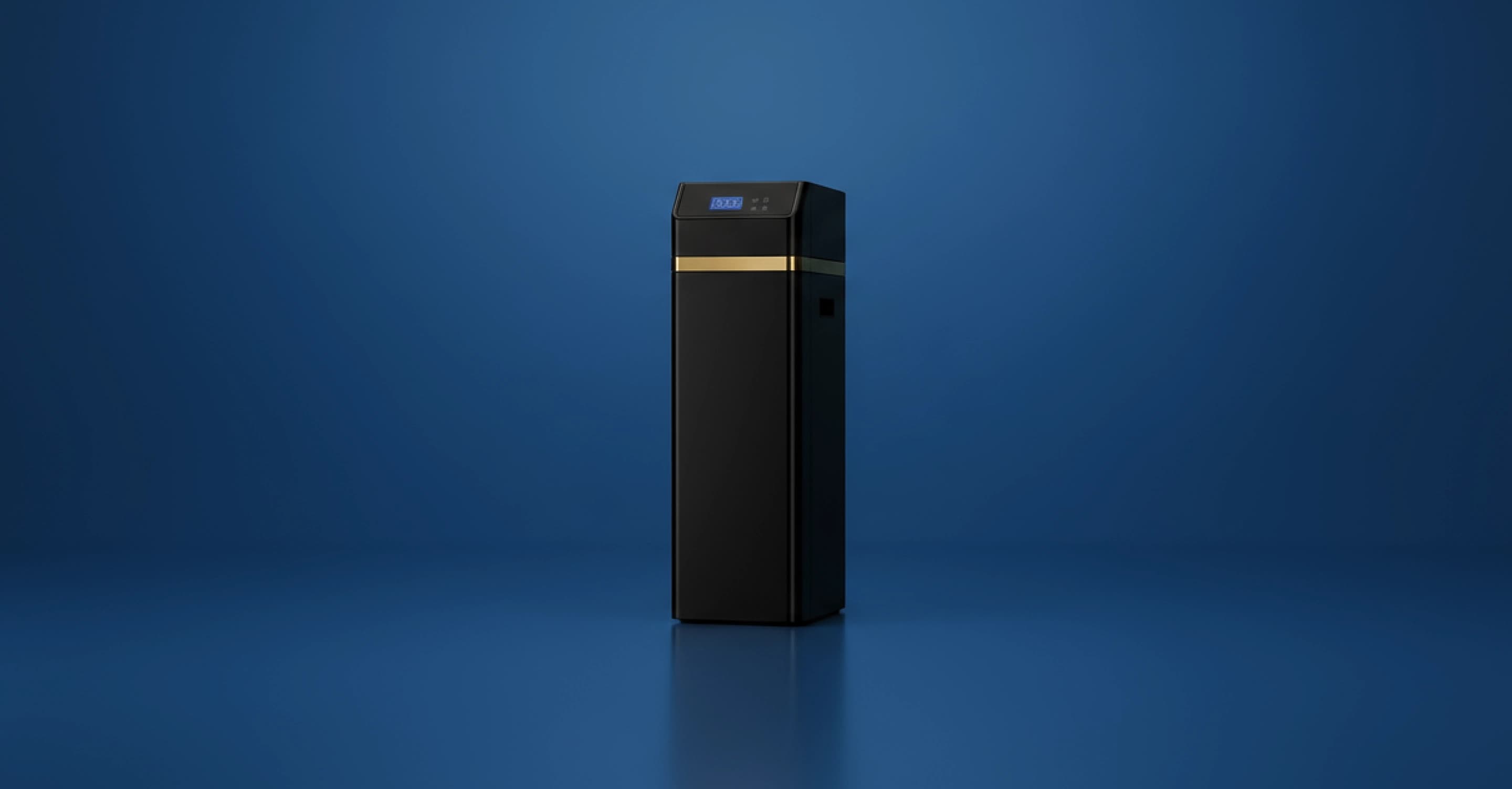 Monteur installeert waterontharder