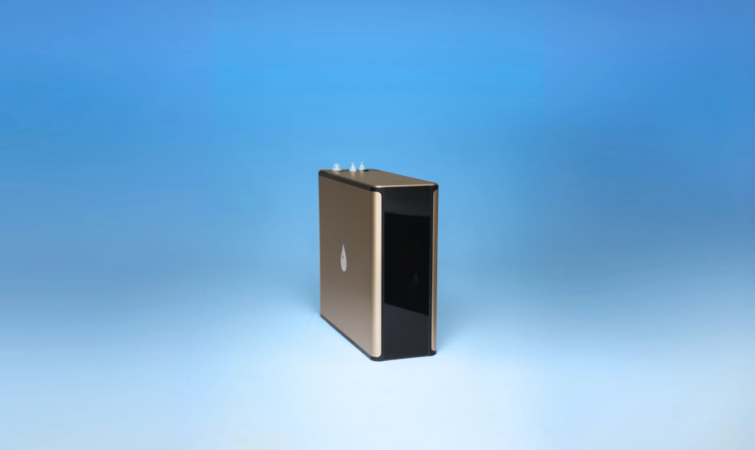 Monteur installeert waterfilter